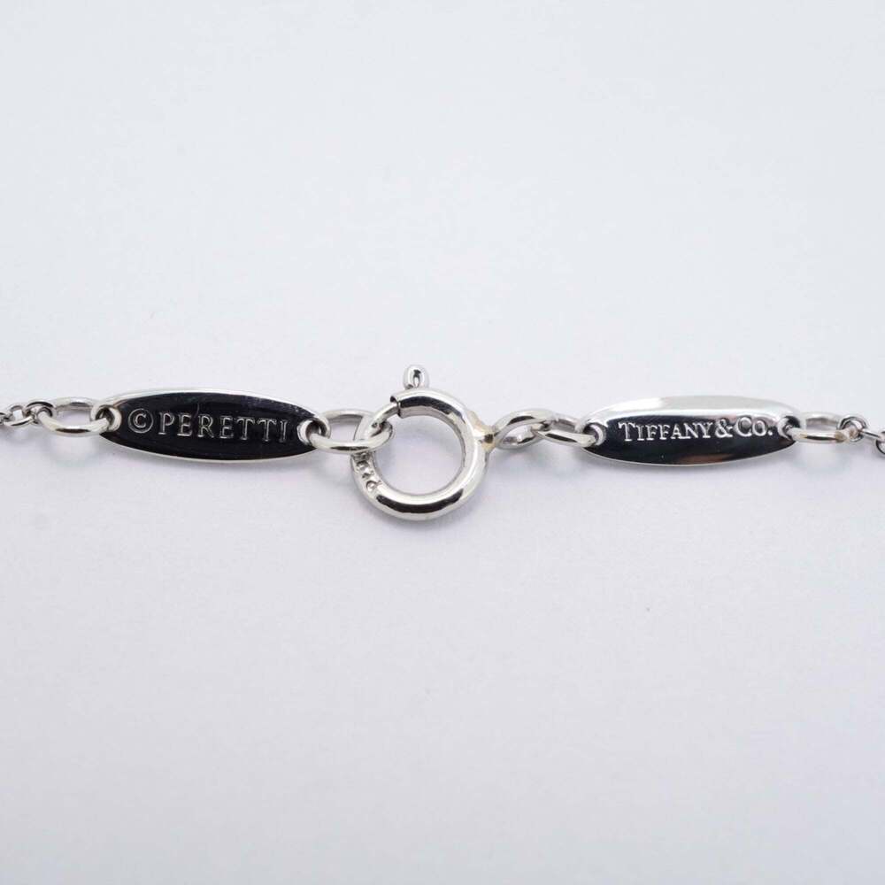 TIFFANY Authentic Silver Diamond Heart Necklace - Picture 4 of 8